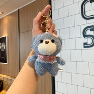 Ours en peluche très vendu pour porte-clés, ours en peluche super doux fait à la main, pendentif en peluche, poupées textiles avec du coton PP pour breloque de sac - Product Image 3