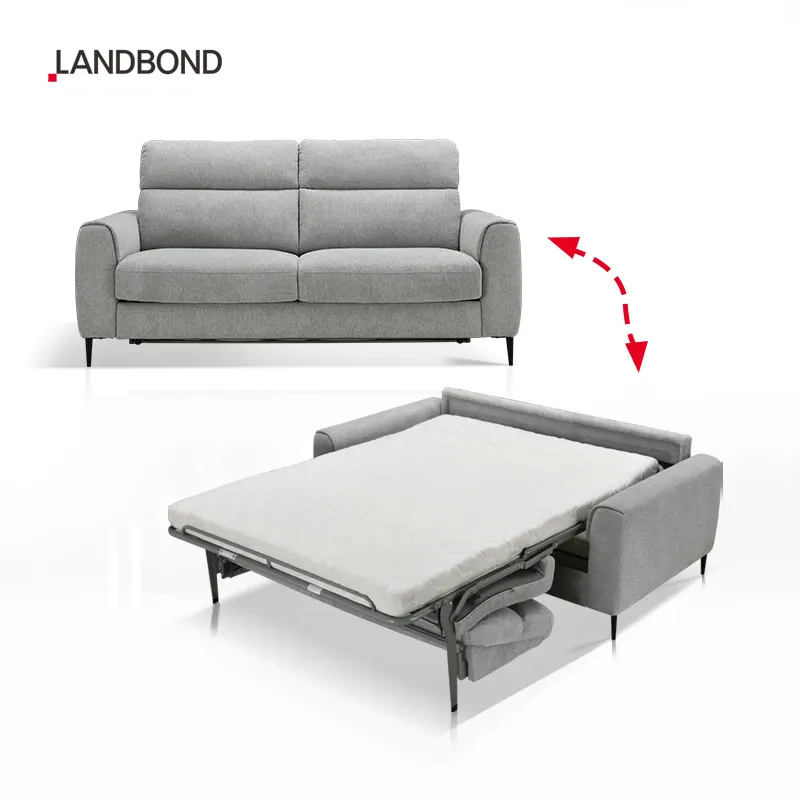 Sofá cama convertible moderno para sala de estar, juego de muebles, funda plegable, sofá cama, Schlaf Divano letto cama