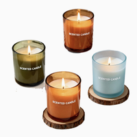 Bougie parfumée personnalisée - Parfum créatif et durable pour les cadeaux de mariage, les festivals, la décoration de la maison, pots en verre colorés