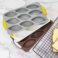 Moule à gâteau en silicone en forme de feuille, moule à savon en silicone DIY, moule à barre chocolatée