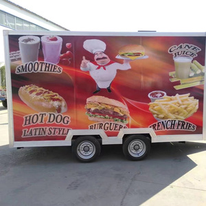 Thực phẩm đường phố Trailer đầy đủ trang bị thực phẩm xe tải di động nhà bếp Trailer cho bán - Product Image 4