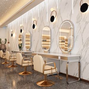 Kuaför ve güzellik salonu mağaza tasarımı, kuaför ekran standı, Modern saç salonu mobilyası ve sandalye setleri - Product Image 1