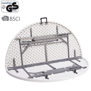 180cm nhựa thổi đúc bàn tròn ăn nhựa gấp bàn - Product Image 1