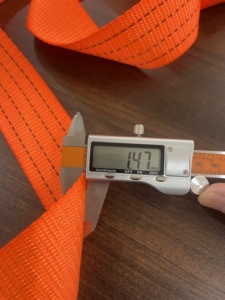 สีส้มที่เชี่ยวชาญในสายรัดโพลีเอสเตอร์ทอในเวียดนามมีความจุ5ซม. 2ตันคุ้มค่าใช้จ่าย - Product Image 5