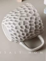 Ensemble de tasses en céramique rétro créatives pour latte, lait, café et eau, au design sel et poivre australien