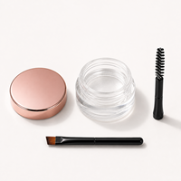 Gel à sourcils teinté waterproof longue tenue végétalien bio avec brosse - Kit cosmétique de beauté à marque privée