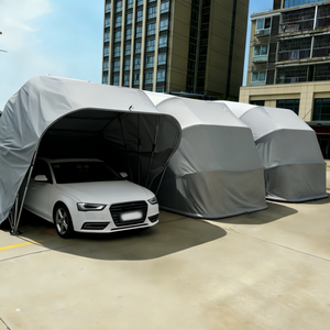 En stock <span class=keywords><strong>Toldo</strong></span> de PVC para exteriores Cubierta plegable para coche Toldos plegables Manual Galvanized <span class=keywords><strong>Garage</strong></span> - Product Image 2