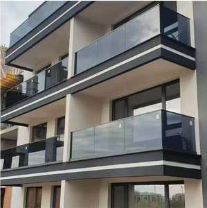Verre architectural feuilleté transparent en verre trempé flotté sur mesure certifié CE pour éclairage solaire pour balcon/clôture de piscine - Product Image 3