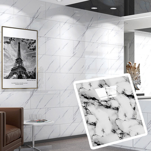 Papel Tapiz de Mármol Autoadhesivo Impermeable de 30x60cm para Salón, Precio de Fábrica, Venta al Por Mayor, Actualización Instantánea - Product Image 1