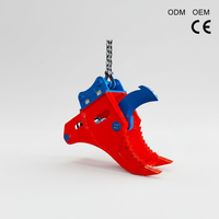 RIBETTER - Cizalla Hidráulica para Raíces, Accesorio de Excavación y Corte de Raíces Todo en Uno, para Eliminación de Tocones, Gran Venta