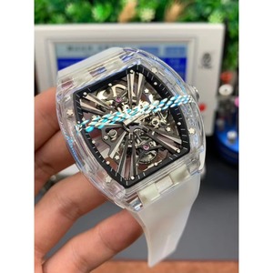 Customized Designer Crystal case <b>Skeletonized</b> Luxurious Top-quality Automatic Mechanical <b>Watch</b> <b>for</b> <b>Men</b> - Product Image 1
