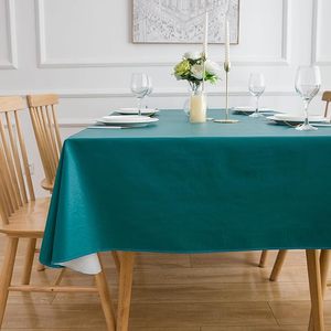 Tovaglia rettangolare in PVC <span class=keywords><strong>verde</strong></span> bottiglia di lusso HuiHe con retro in flanella, resistente agli strappi, in vinile. - Product Image 3