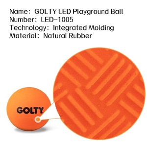 GOLTY LED-1005 Größe 8,5 Zoll Gewicht 300-340G mit LED-Leuchte Leuchtender Batteriebetriebener Spielplatzball - Product Image 6