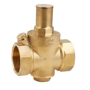 Fm Approved Factory Manufacture Copper Valve Pressure Reducing Regulator Brass Valve For Water