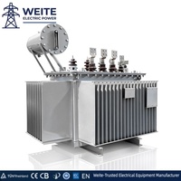 Transformador Trifásico Sumergido en Aceite 11kV 500kVA 800kVA 1000kVA 400V Serie S13 Enfriamiento ONAN Cobre IP54 Subestación