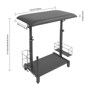 Supporto per Braccio Regolabile Nero, Poggiapiedi Portatile per Tatuaggi, Arredo per Tatuatori, Saloni di Bellezza, Centri Estetici, Parrucchieri - Product Image 2