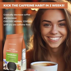 Etiqueta personalizada <span class=keywords><strong>Molido</strong></span> Herbal Café <span class=keywords><strong>Molido</strong></span> Cervezas Tostadas Algarroba Achicoria Café Alternativa Sabor a Avellana - Product Image 6