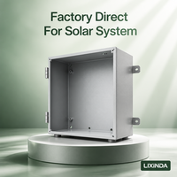 Armoire de distribution photovoltaïque IP65 en acier laminé à froid pour extérieur, boîtier solaire 600x800x300mm, logo personnalisé OEM