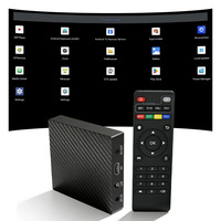 Boîtier TV intelligent Android 11 4K Quad Core 2.4G/5GHz WiFi H.265 avec lecteur Web et module 4G, Amlogic S905Y4 2 Go + 16 Go