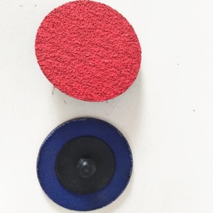 <span class=keywords><strong>Disque</strong></span> de ponçage en <span class=keywords><strong>céramique</strong></span> à changement rapide de 3 pouces pour meuleuse et ponceuse, pour débavurage, polissage, décapage de rouille sur métal, décapant de peinture - Product Image 4