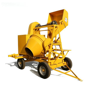Mélangeur concret diesel portatif de 500L pour la petite trémie de construction avec la pompe de décharge manuelle pour soulever le mélange de ciment - Product Image 4