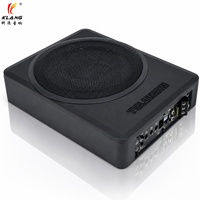 Subwoofers actifs ultra-minces 180W pour voiture, 10 pouces, à installer sous le siège, avec amplificateur intégré