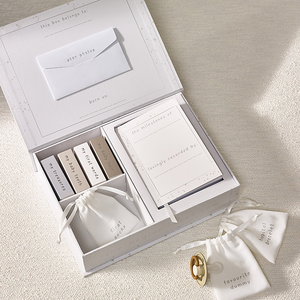 ODM tùy chỉnh in đám cưới lưu niệm Kit hộp bé Kit Bộ nhớ lưu niệm hộp giấy mẹ Hộp quà tặng - Product Image 2