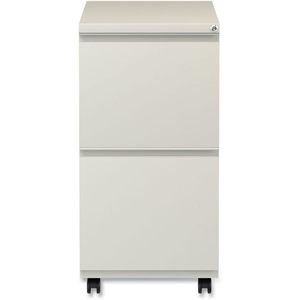 Alera PBFFPY Armoire de classement sur pied à 2 tiroirs en métal avec tiroir coulissant pleine longueur 14 7/8w X 19 1/8d Putty - Product Image 3