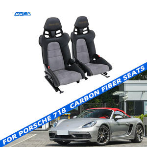 เบาะนั่งคาร์บอนไฟเบอร์แบบ Nappa สำหรับรถ Porsche 718 911 GT3RS ปรับระดับความสูงด้วยระบบไฟฟ้า - Product Image 1