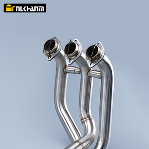 Nouveau système d'échappement de moto modifié en acier inoxydable NlkHanm 51 mm à enfiler, tuyau allongé pour YAMA <span class=keywords><strong>MT09</strong></span> MT-09 FZ-09 <span class=keywords><strong>Tracer</strong></span> - Product Image 3