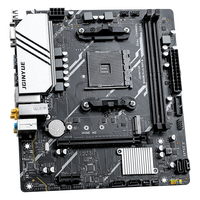 JGINYUE B450M PLUS WIFI-B Motherboard DDR4 M-ATX Desktop Mendukung Prosesor Seri AM4 1000 2000 3000 4000 5000
