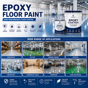 Enduit époxy industriel auto-nivelant de haute qualité, mastic liquide intermédiaire pour revêtements de <span class=keywords><strong>sol</strong></span> en béton, sols de garage et bâtiments - Product Image 5