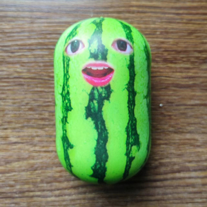 Watermelon Sex Toy - USB Rechargeable Silicone Vibrator
