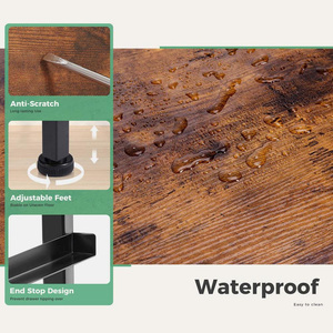 โต๊ะคอนโซลไม้อะคาเซีย7ลิ้นชักที่ทันสมัยตู้เก็บของแข็งแรงจัดห้องนอนห้องโถงห้องนั่งเล่นโรงแรมบ้านวิลล่าการประชุมเชิงปฏิบัติการ - Product Image 6