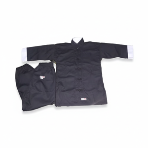 100% algodón 8 OZ diseño tradicional Kung Fu artes marciales Gi Unisex uniforme botones logotipo frontal uniforme para Kung Fu artes marciales - Product Image 2