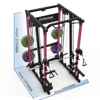 Zoshine Équipement de Gymnastique en Gros : Machine Smith Multifonction pour Exercices à Domicile, Appareil d'Entraînement Complet pour le Fitness