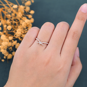 Élégant Vintage Art Déco 925 Bague en Argent Sterling Lab-Créé Diamant À La Main Élégant Déclaration Pièce En Vrac Produit - Product Image 2