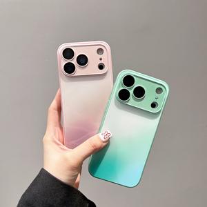 Funda para iPhone 17 Pro Max, con pintura de vidrio, tacto premium, cobertura total, a prueba de golpes - Product Image 1