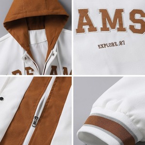 Chaqueta de Béisbol Varsity Bordada con Apliques Personalizados de Alta Calidad, Chaqueta Bomber Vintage de Invierno con Cuello Alto y Relleno de Algodón de Alta Calidad - Product Image 2