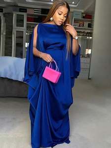 فساتين سهرة طويلة لحفلات الزفاف والخطوبة، عبايات دبي أفريقية للمسلمات، بوبو فضفاض 2023، أزياء نسائية إسلامية خريفية، فساتين سهرة - Product Image 4