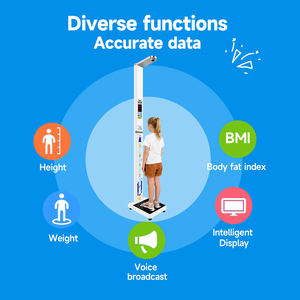 Intelligente digitale Größen- und Gewichtswaage, kinderfreundliche LED-Smart-Waage, verfolgt Größe und Gewicht mit Sprachausgabe für Kinder - Product Image 4