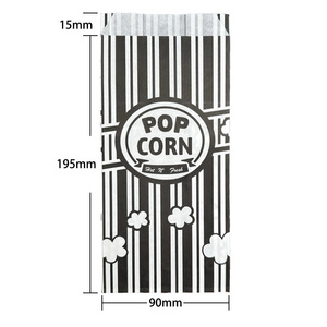 Rfqprint nhà máy bán buôn có thể tái chế Kraft túi giấy Bán hàng nóng cho chip Pop Ngô lò vi sóng bỏng ngô cấp thực phẩm cho siêu thị sử dụng - Product Image 2