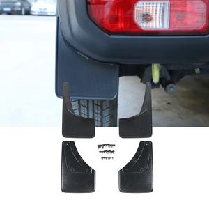 Garde-boue de voiture en ABS noir, garde-boue anti-éclaboussures, garniture de protection extérieure, accessoires de garde-boue de voiture pour <span class=keywords><strong>Suzuki</strong></span> Jimny JB74W 2019 + - Product Image 6