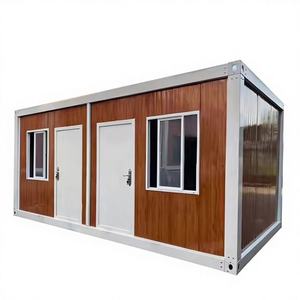 Edificio de Oficinas Prefabricado Plegable Desmontable de Bajo Costo y Alta Calidad, Envío a América, Panel Sándwich, Mini Contenedor - Product Image 1