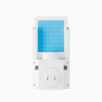 Binnen Giftige Kleverige Vliegenval Uv Licht Aas 90 Roterende Plug Vangt Muggen Vliegen Muggen Fruitvliegen Motten Wespen Insecten