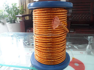 Hochfrequenz 0,03 mm 0,05 mm 0,08 mm 0,1 mm 0,2 mm PI-Film Litzendraht Seidenumsponnener Kupfer-Litzendraht - Product Image 3