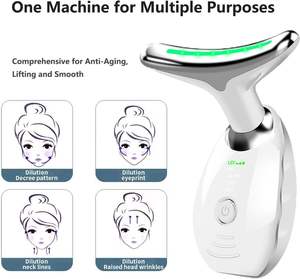 Masajeador Eléctrico Facial 7 en 1 Frío y Caliente para <span class=keywords><strong>Lifting</strong></span> de Cara y Cuello Dispositivo de Belleza Multifuncional para el Cuidado de la Piel - Product Image 5