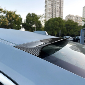 Bmw <b>Rear</b> <b>Spoiler</b> Ducktail Piano Black Carbon Fiber Texture Trunk Wing For 4 Series G22 2020+ - Product Image 1