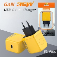 Chargeur rapide USB-C PD35w, adaptateur d'alimentation à charge rapide de type C pour iPhone 16 15 14 Pro Max Plus pour Samsung Xiaomi OnePlus