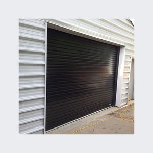 Porta Avvolgibile Moderna a Sollevamento Manuale per Self Storage, Porta a Serranda in Acciaio Zincato Colorato Antivento - Product Image 1